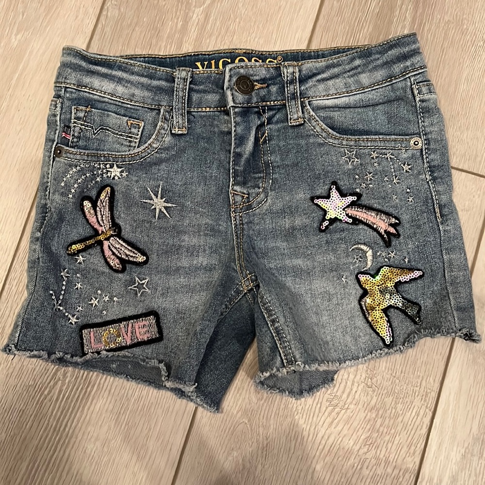Girls Denim Shorts Sz 10